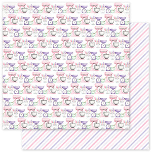 Paper Rose 12" x 12" Patterned Paper - Little Bakers Patterns C
