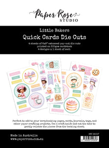 Paper Rose 6x8" Quick Cards Die Cuts - Little Bakers
