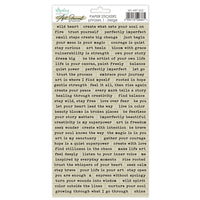 Mintay Paper Stickers Art Journal - Phrases 1 - Beige