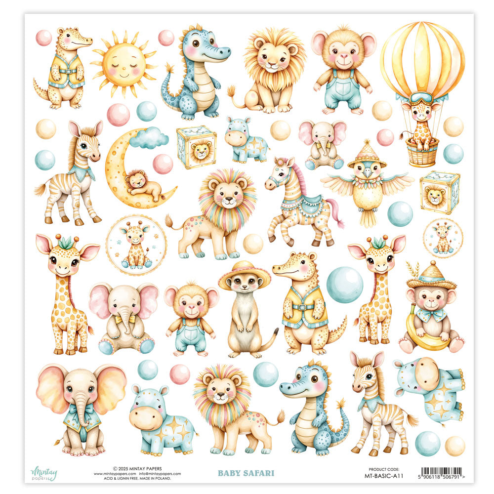 Mintay Patterned Paper 12