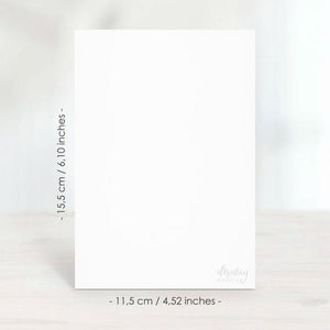 Mintay Basic - Greeting Card Base White