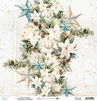 Mintay Patterned Paper - Christmas Blessings - 03 - 12"x 12"
