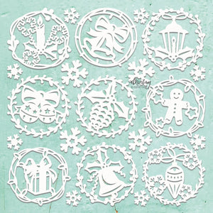 Mintay Chipboard 12" x 12" - Xmas Decors