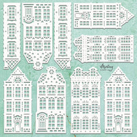 Mintay Chipboard 12" x 12" - Houses