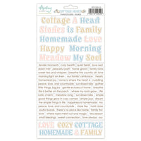 Mintay Paper Stickers Words - Cottage Heart
