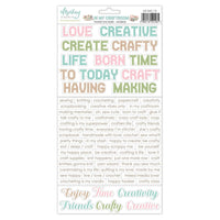 Mintay Paper Stickers Words - In My Craftroom (13)