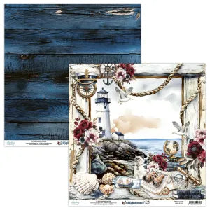 Mintay Patterned Paper 12"x12" - Lighthouse 01