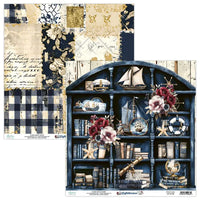 Mintay Patterned Paper 12"x12" - Lighthouse 02