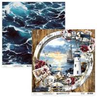 Mintay Patterned Paper 12"x12" - Lighthouse 03