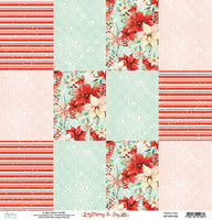 Mintay Patterned Paper - Merry & Joy - 06 - 12"x 12"
