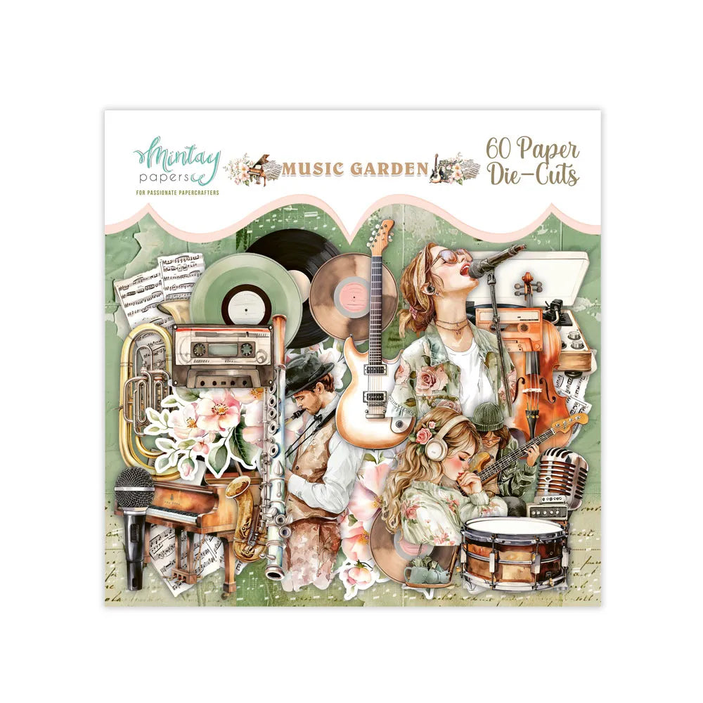 Mintay Die Cuts - Music Garden