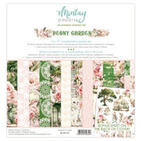 Mintay Paper Pack 12" x 12" - Peony Garden