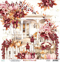 Mintay Patterned Paper 12"x12" - Rust & Rose 01
