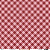 Mintay Patterned Paper 12"x12" - Rust & Rose 02