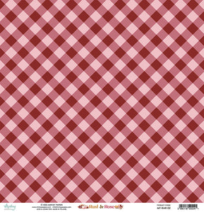 Mintay Patterned Paper 12"x12" - Rust & Rose 02