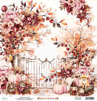Mintay Patterned Paper 12"x12" - Rust & Rose 03
