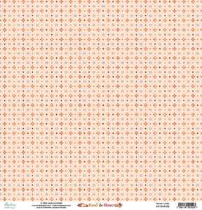 Mintay Patterned Paper 12"x12" - Rust & Rose 03