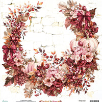 Mintay Patterned Paper 12"x12" - Rust & Rose 04
