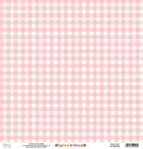 Mintay Patterned Paper 12"x12" - Rust & Rose 06