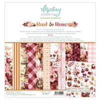 Mintay Paper Pack 12"x12" - Rust & Rose
