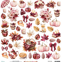 Mintay Patterned Paper 12"x12" - Rust & Rose 09