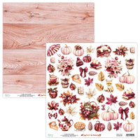 Mintay Patterned Paper 12"x12" - Rust & Rose 09
