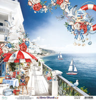 Mintay Patterned Paper 12"x12" - Riviera Moments 01
