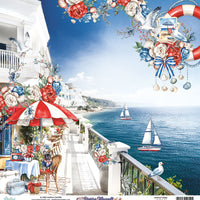 Mintay Patterned Paper 12"x12" - Riviera Moments 01