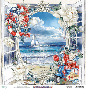 Mintay Patterned Paper 12"x12" - Riviera Moments 02