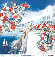 Mintay Patterned Paper 12"x12" - Riviera Moments 03
