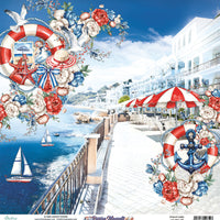 Mintay Patterned Paper 12"x12" - Riviera Moments 03
