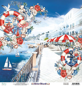 Mintay Patterned Paper 12"x12" - Riviera Moments 03