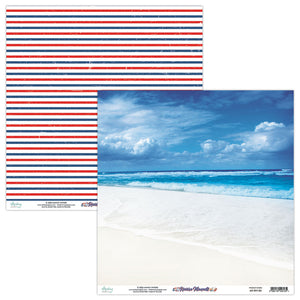 Mintay Patterned Paper 12"x12" - Riviera Moments 04
