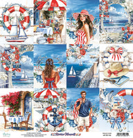 Mintay Patterned Paper 12"x12" - Riviera Moments 06
