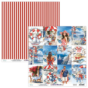 Mintay Paper Pack 12"x12" - Riviera Moments