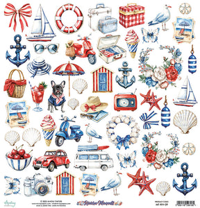 Mintay Patterned Paper 12"x12" - Riviera Moments 09