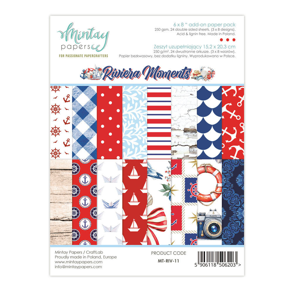 Mintay Patterned Paper Pad 6