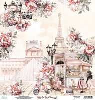 Mintay Patterned Paper 12"x12" - See You in Paris - 01
