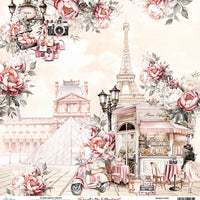 Mintay Patterned Paper 12"x12" - See You in Paris - 01