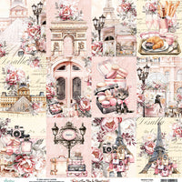 Mintay Patterned Paper 12"x12" - See You in Paris - 06