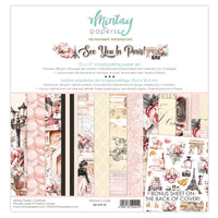 Mintay Patterned Paper Pad 12"x12" - See You in Paris (07)