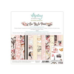 Mintay Patterned Paper Pad 6"x6" - See You in Paris (08)