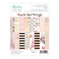 Mintay Patterned Paper Pad 6"x8" - See You in Paris (11)