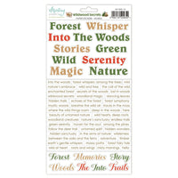 Mintay Paper Stickers Words - Wildwood Secrets