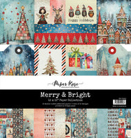 Paper Rose Paper Collection 12x12 - Merry and Bright
