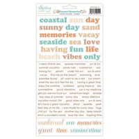 Mintay Paper Stickers Sentiments - Coastal Memories