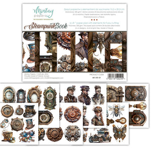 Mintay Patterned Paper - Steampunk Booklet 6" x 8"