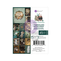 Prima Nature Academia Collection 3×4 Journaling Cards – 45 Sheets – 15 Designs X 3 Sheets Each