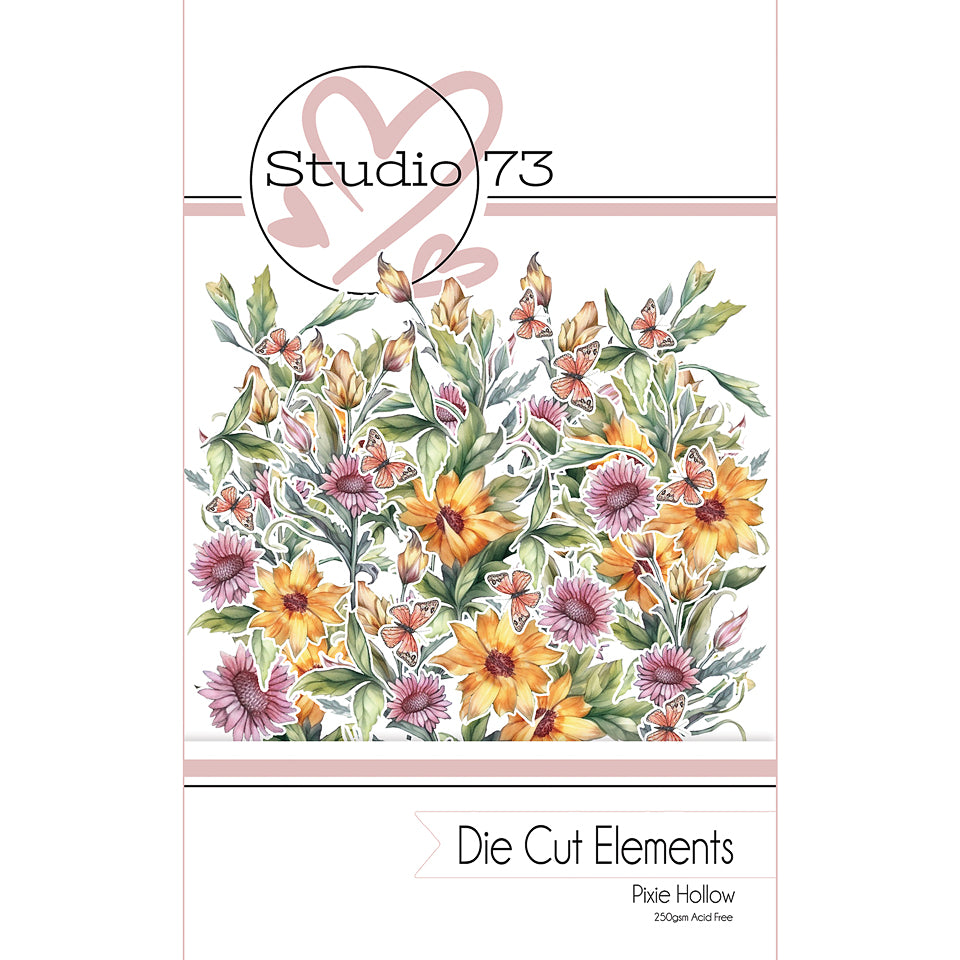 Studio 73 Die Cuts - Pixie Hollow Florals