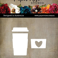 Paper Rose Die Set - Coffee Cup Small
